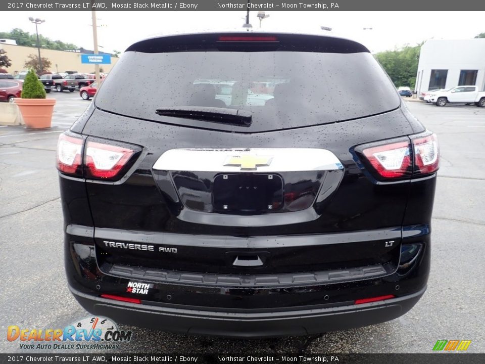 2017 Chevrolet Traverse LT AWD Mosaic Black Metallic / Ebony Photo #6