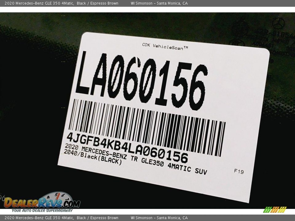 2020 Mercedes-Benz GLE 350 4Matic Black / Espresso Brown Photo #11