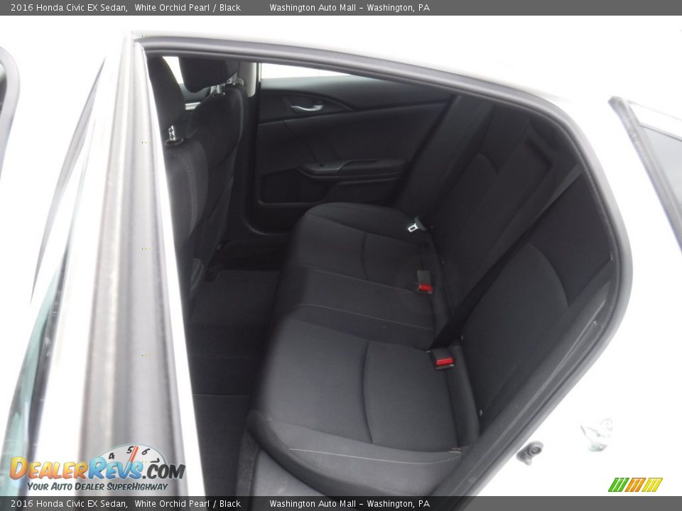 2016 Honda Civic EX Sedan White Orchid Pearl / Black Photo #23