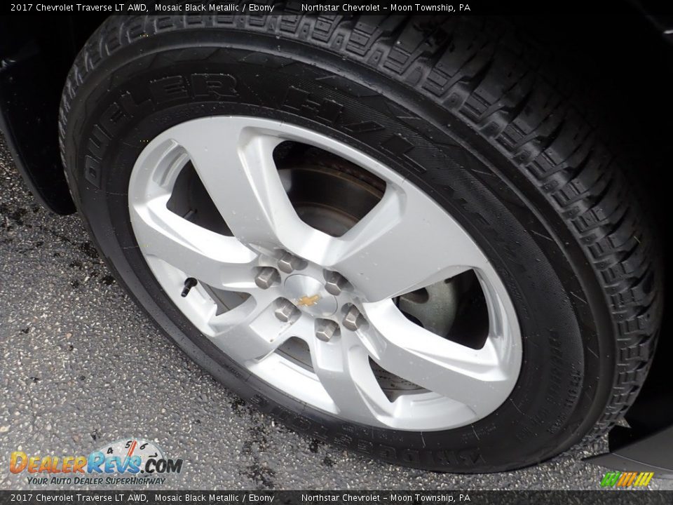 2017 Chevrolet Traverse LT AWD Mosaic Black Metallic / Ebony Photo #14