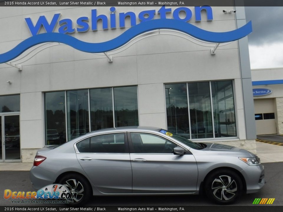 2016 Honda Accord LX Sedan Lunar Silver Metallic / Black Photo #2