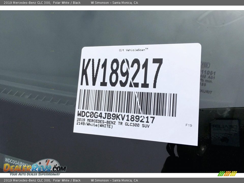 2019 Mercedes-Benz GLC 300 Polar White / Black Photo #11