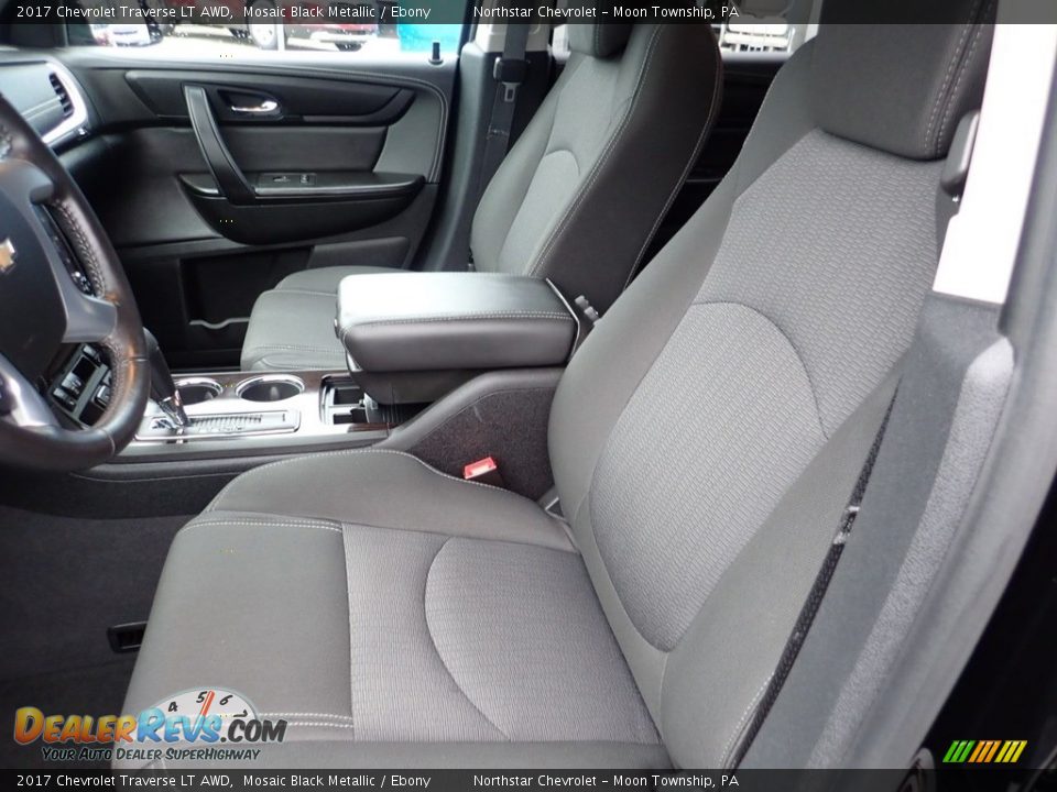 2017 Chevrolet Traverse LT AWD Mosaic Black Metallic / Ebony Photo #21