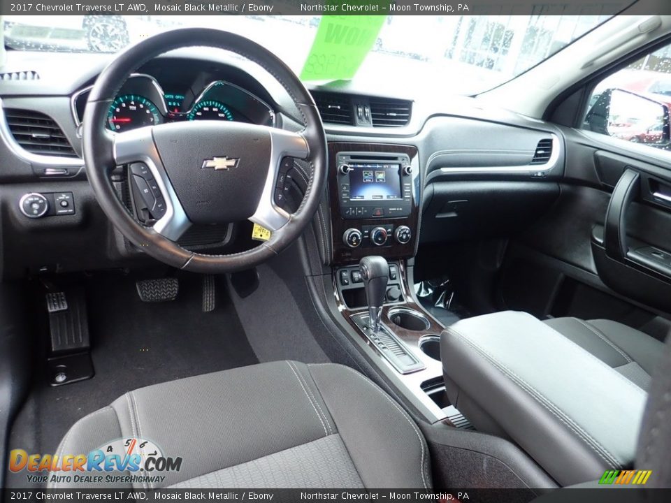 2017 Chevrolet Traverse LT AWD Mosaic Black Metallic / Ebony Photo #23