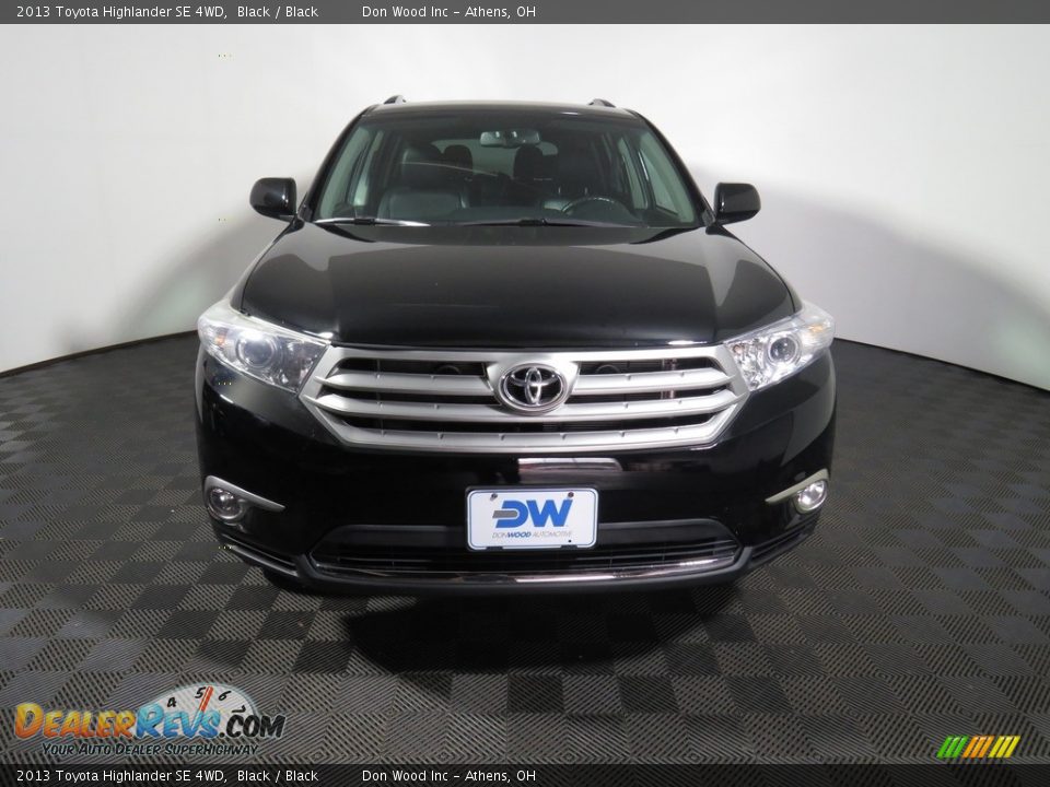 2013 Toyota Highlander SE 4WD Black / Black Photo #4