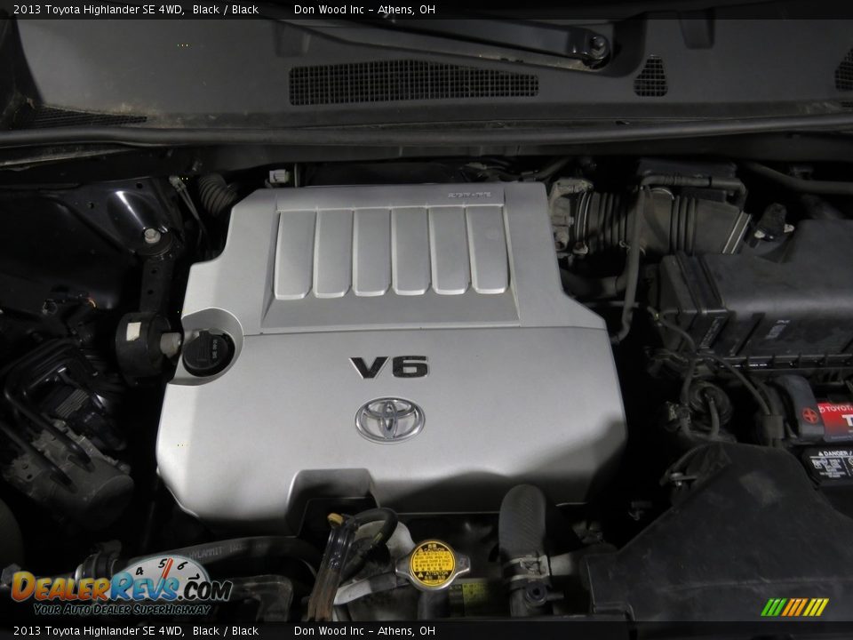 2013 Toyota Highlander SE 4WD Black / Black Photo #6