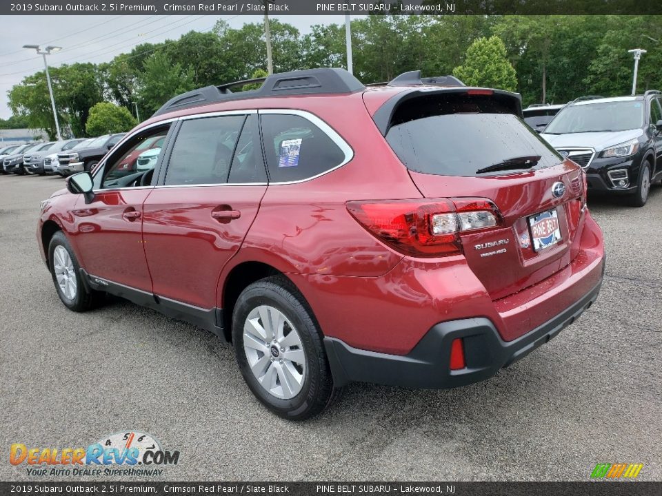 2019 Subaru Outback 2.5i Premium Crimson Red Pearl / Slate Black Photo #4