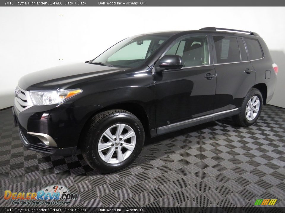 2013 Toyota Highlander SE 4WD Black / Black Photo #7