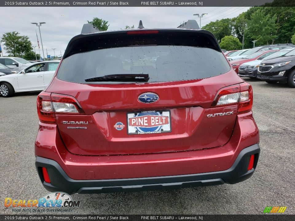 2019 Subaru Outback 2.5i Premium Crimson Red Pearl / Slate Black Photo #5