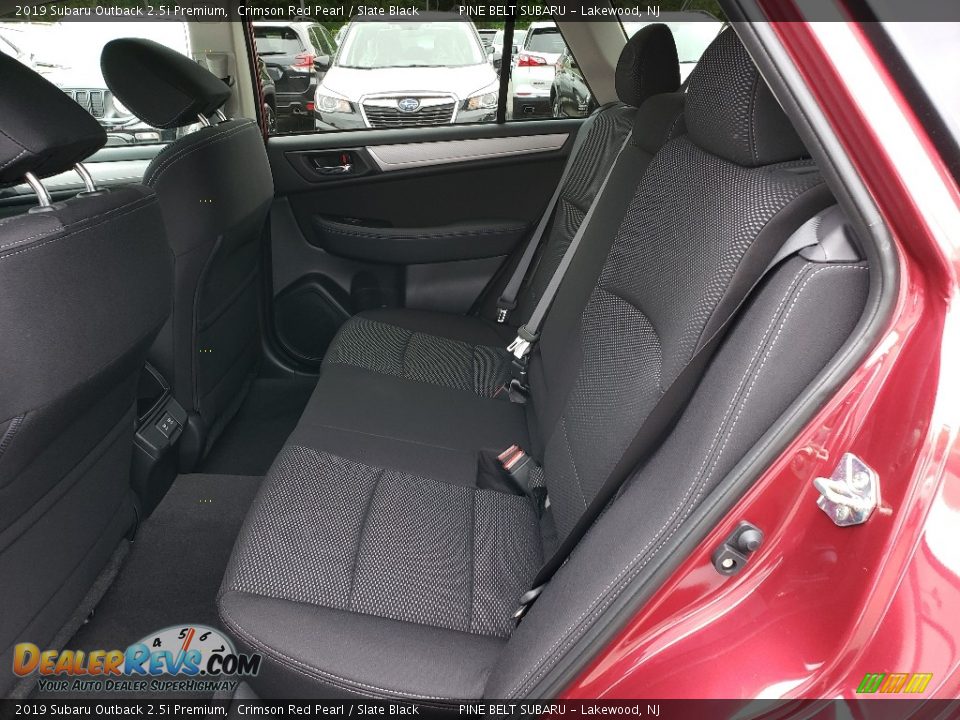 2019 Subaru Outback 2.5i Premium Crimson Red Pearl / Slate Black Photo #6