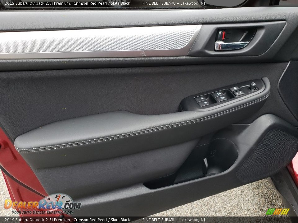 2019 Subaru Outback 2.5i Premium Crimson Red Pearl / Slate Black Photo #8