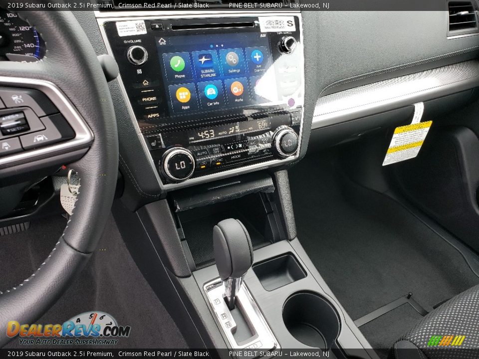 2019 Subaru Outback 2.5i Premium Crimson Red Pearl / Slate Black Photo #10