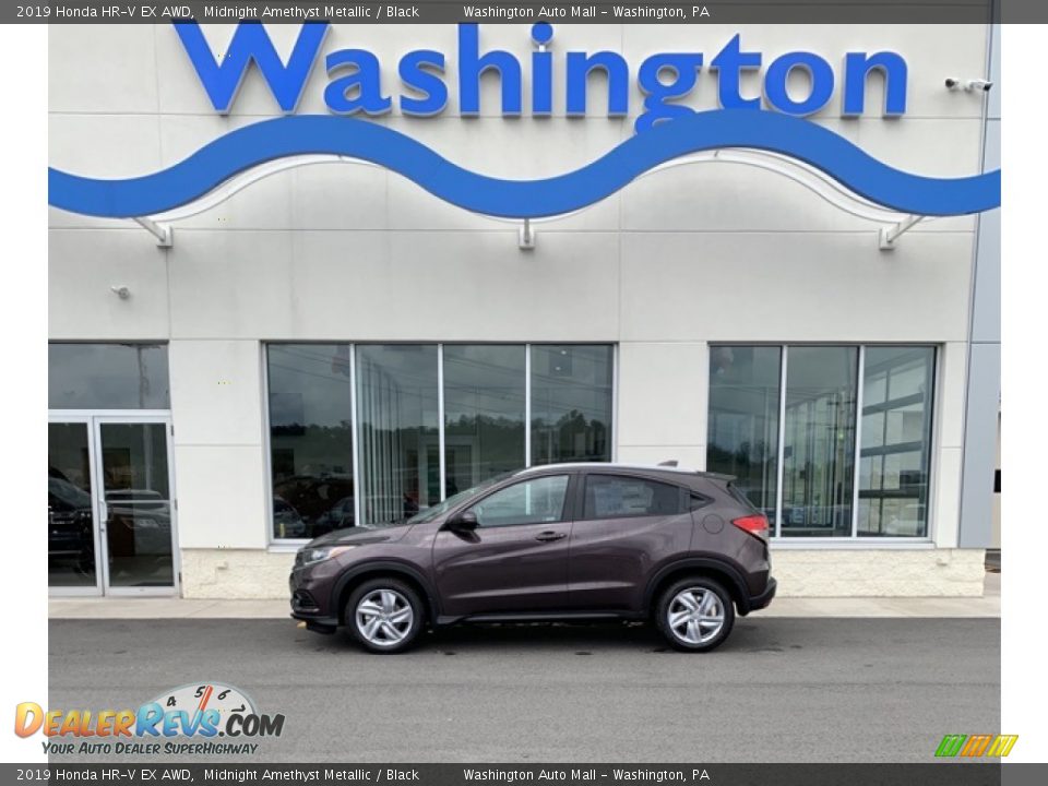2019 Honda HR-V EX AWD Midnight Amethyst Metallic / Black Photo #1