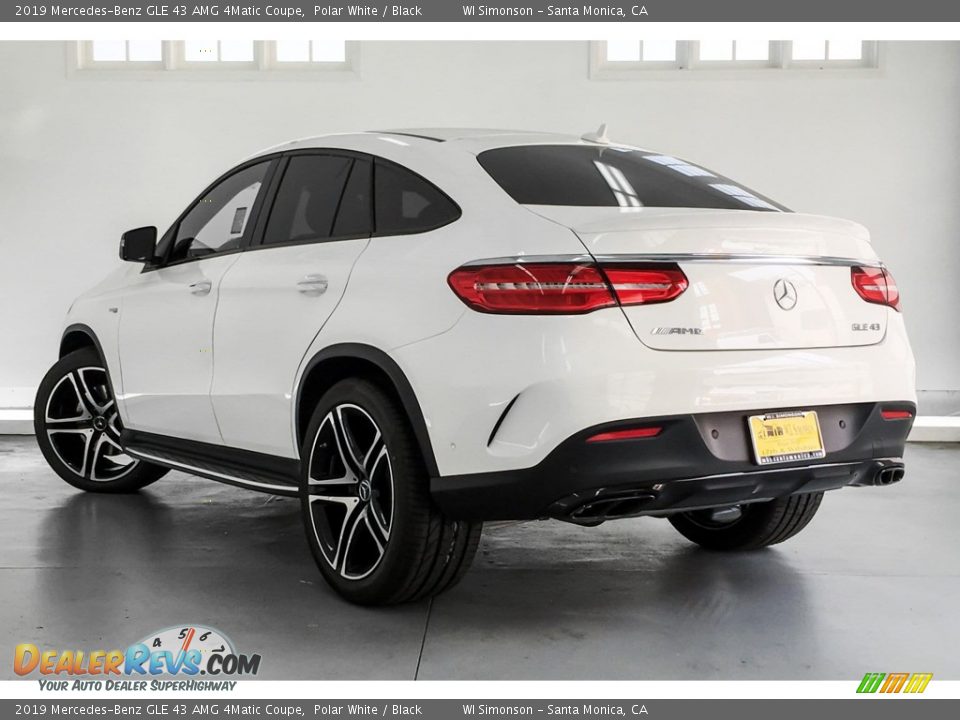 2019 Mercedes-Benz GLE 43 AMG 4Matic Coupe Polar White / Black Photo #2