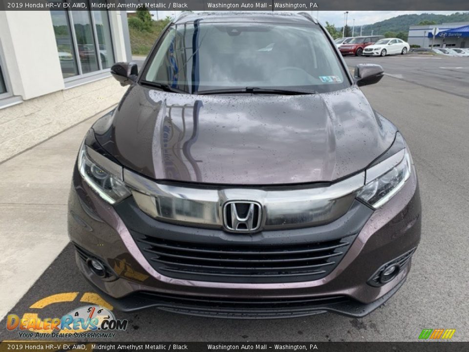 2019 Honda HR-V EX AWD Midnight Amethyst Metallic / Black Photo #3