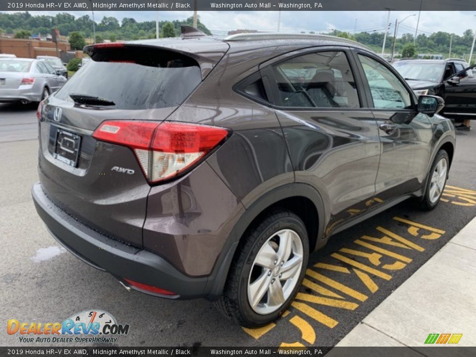 2019 Honda HR-V EX AWD Midnight Amethyst Metallic / Black Photo #5