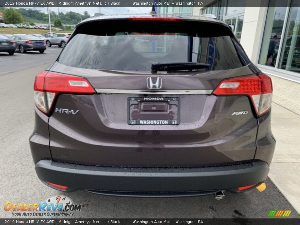 2019 Honda HR-V EX AWD Midnight Amethyst Metallic / Black Photo #6