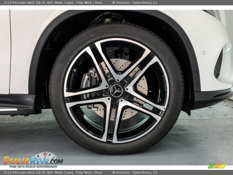 2019 Mercedes-Benz GLE 43 AMG 4Matic Coupe Polar White / Black Photo #9