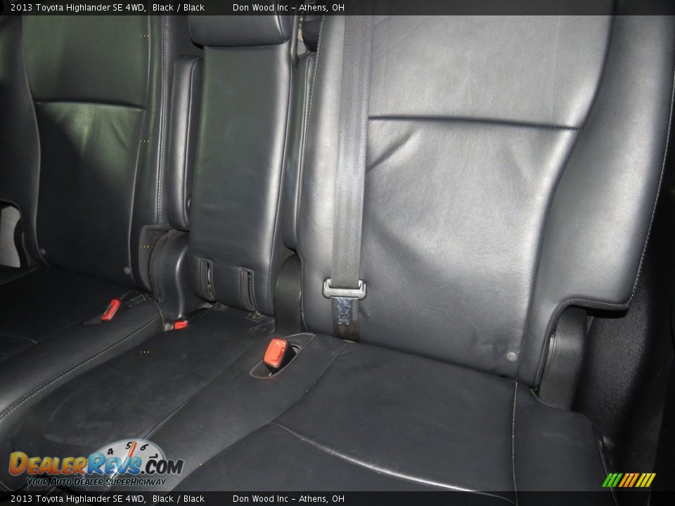 2013 Toyota Highlander SE 4WD Black / Black Photo #23