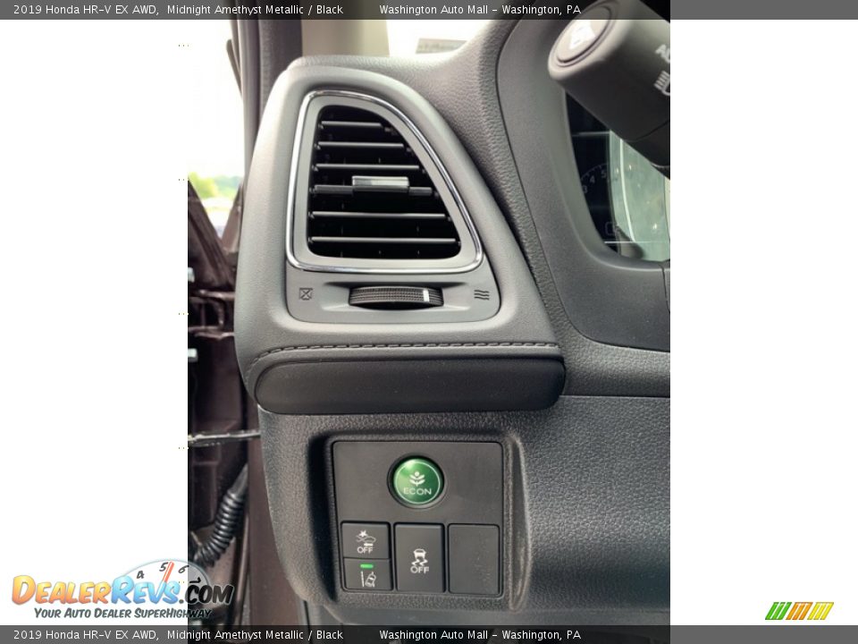 2019 Honda HR-V EX AWD Midnight Amethyst Metallic / Black Photo #12