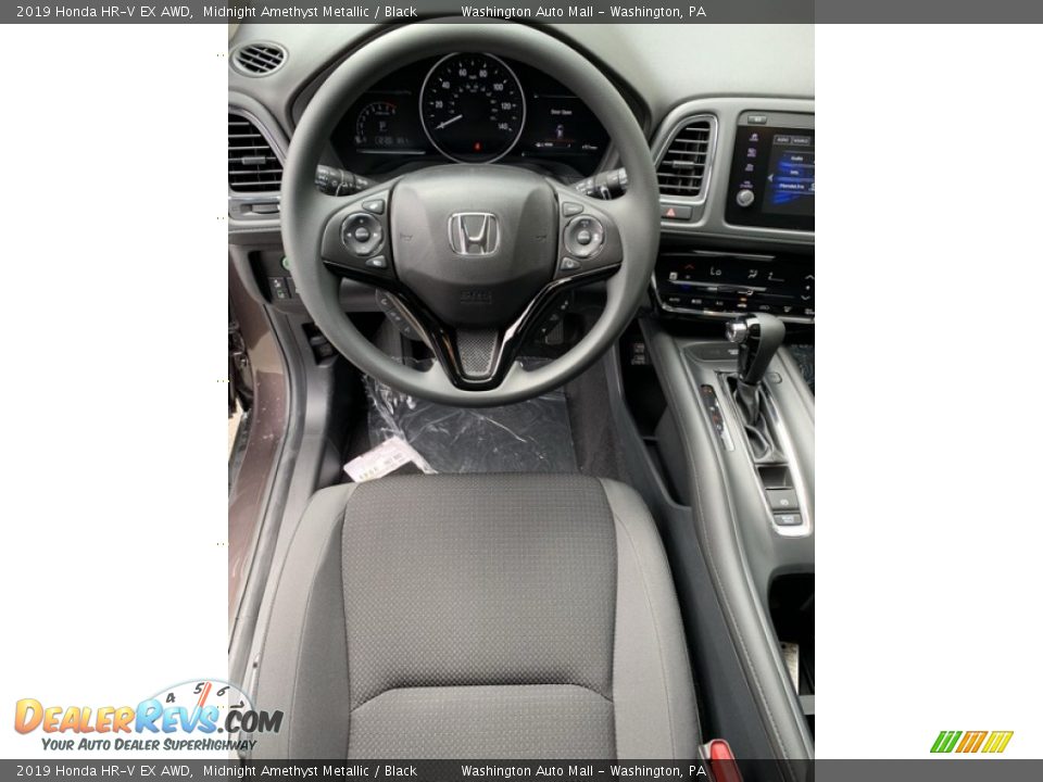 2019 Honda HR-V EX AWD Midnight Amethyst Metallic / Black Photo #13