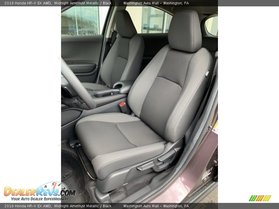 2019 Honda HR-V EX AWD Midnight Amethyst Metallic / Black Photo #14