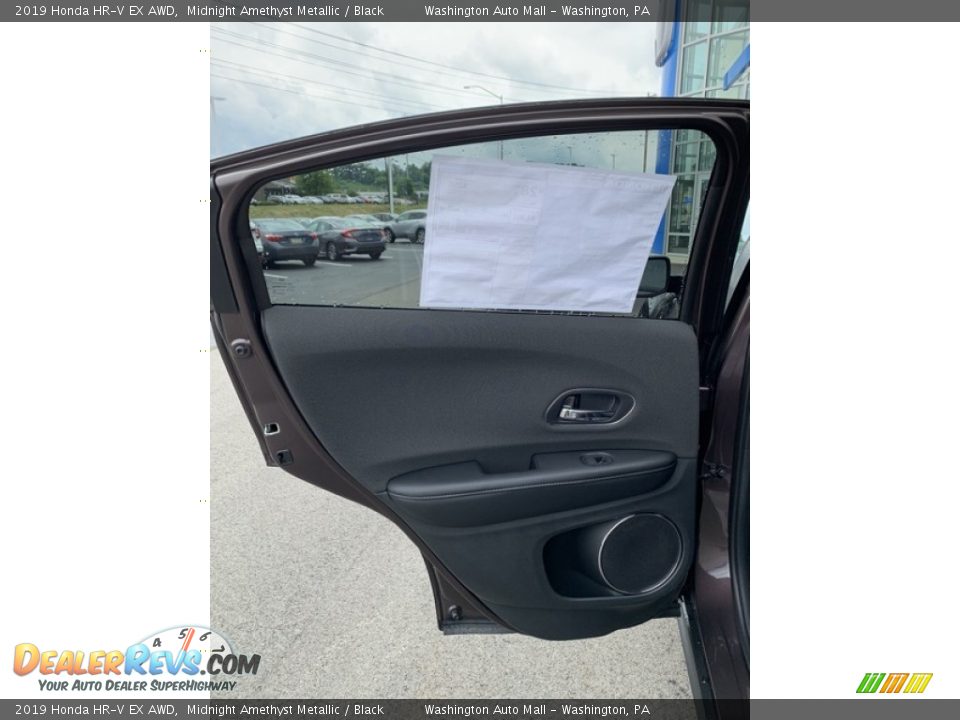 2019 Honda HR-V EX AWD Midnight Amethyst Metallic / Black Photo #16