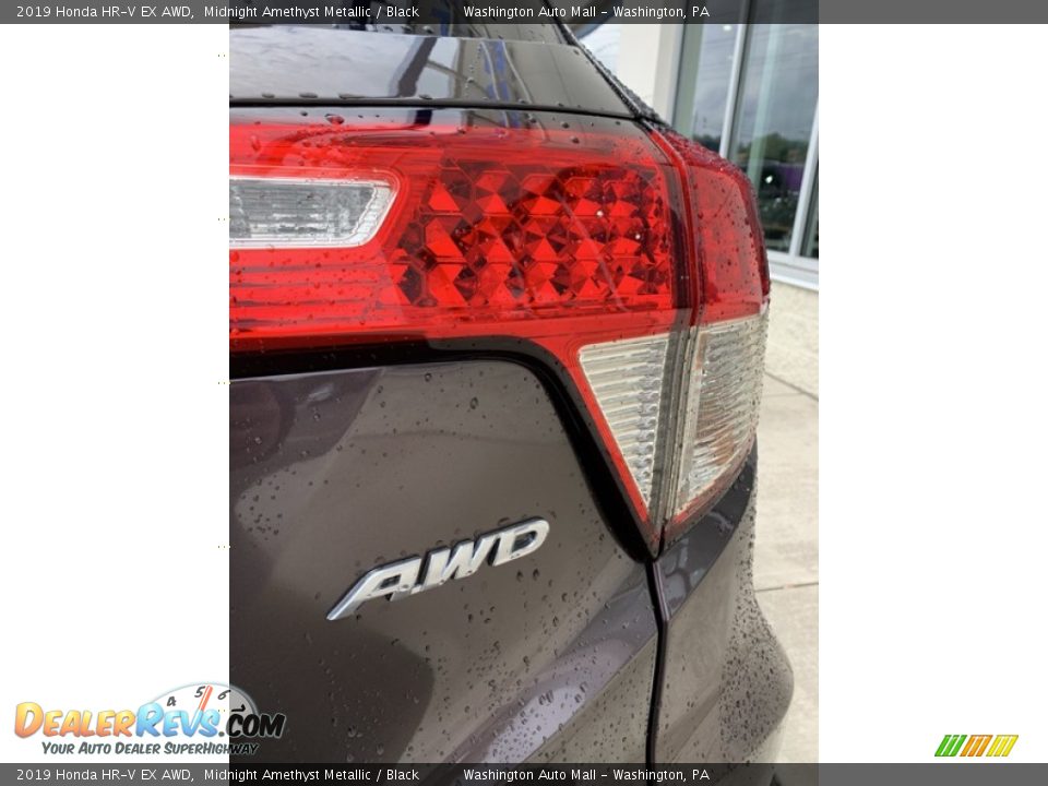 2019 Honda HR-V EX AWD Midnight Amethyst Metallic / Black Photo #22
