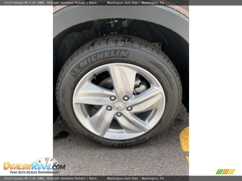 2019 Honda HR-V EX AWD Midnight Amethyst Metallic / Black Photo #30