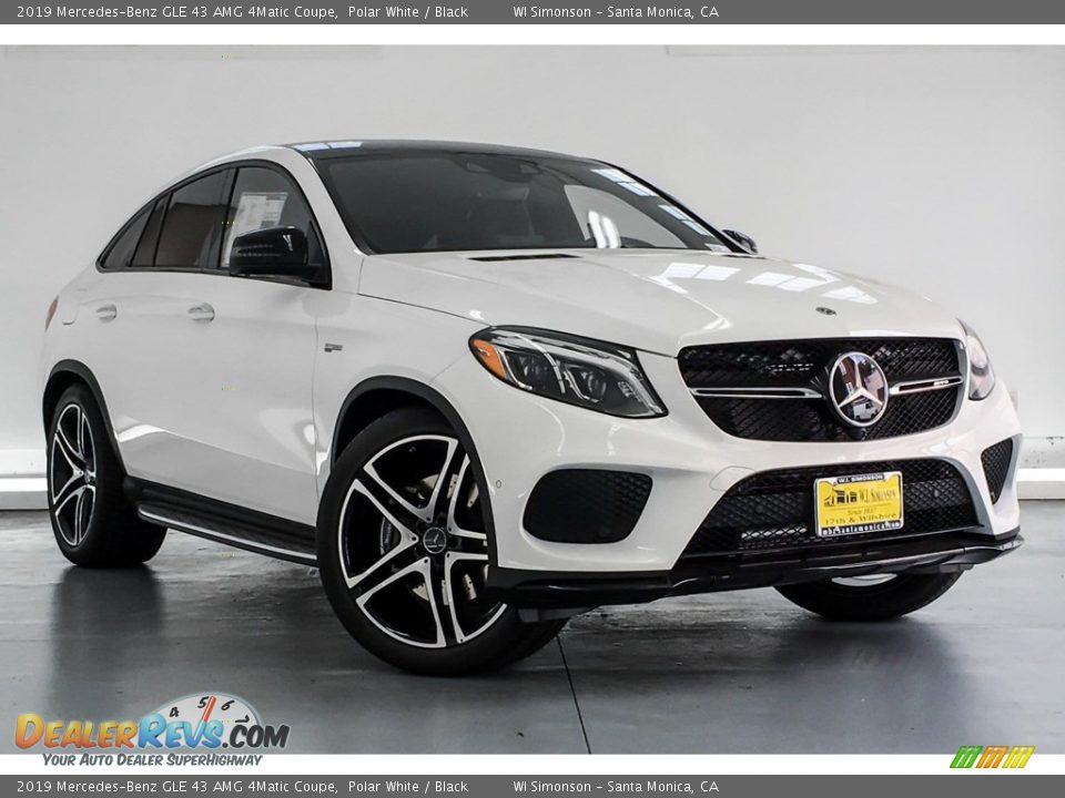 2019 Mercedes-Benz GLE 43 AMG 4Matic Coupe Polar White / Black Photo #10