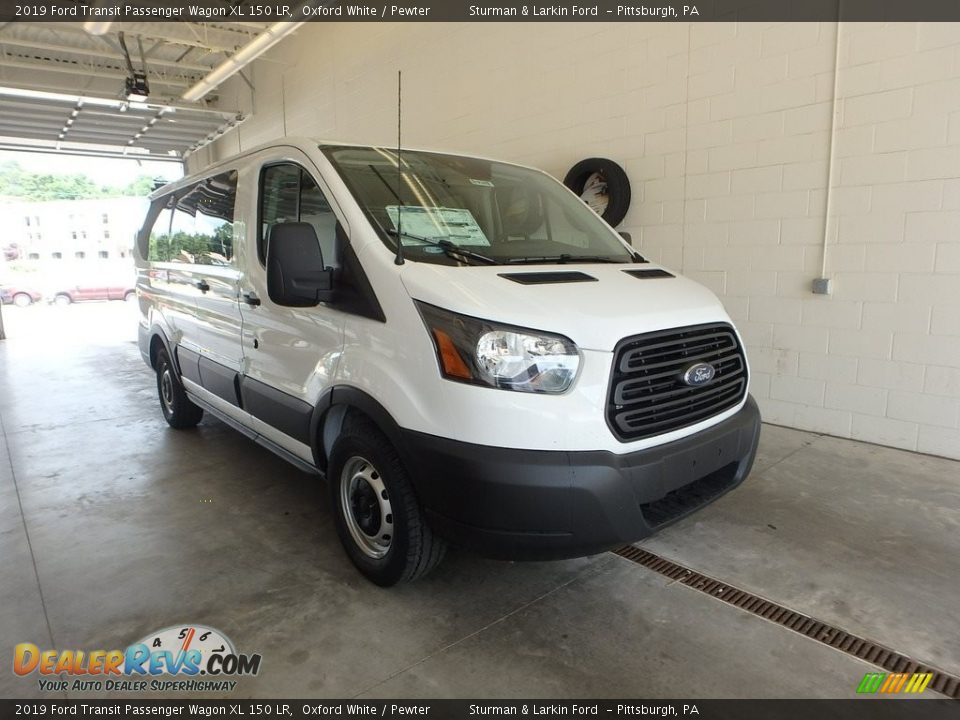 2019 Ford Transit Passenger Wagon XL 150 LR Oxford White / Pewter Photo #1