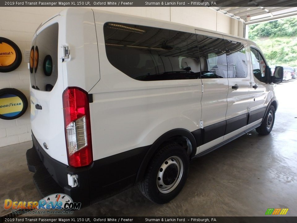 2019 Ford Transit Passenger Wagon XL 150 LR Oxford White / Pewter Photo #2