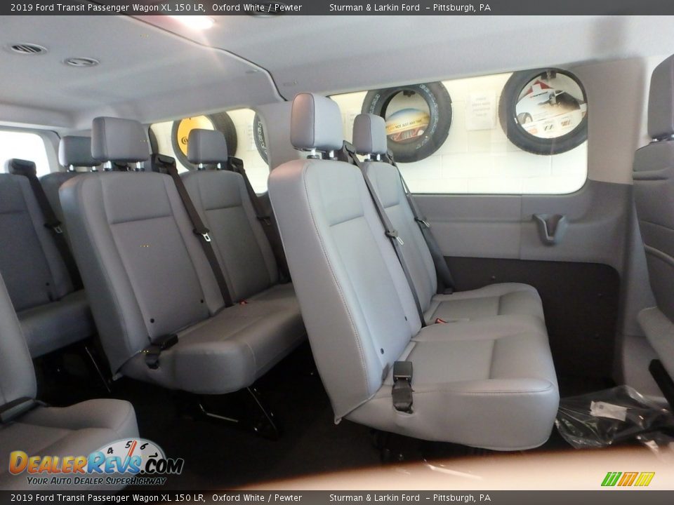 Rear Seat of 2019 Ford Transit Passenger Wagon XL 150 LR Photo #9