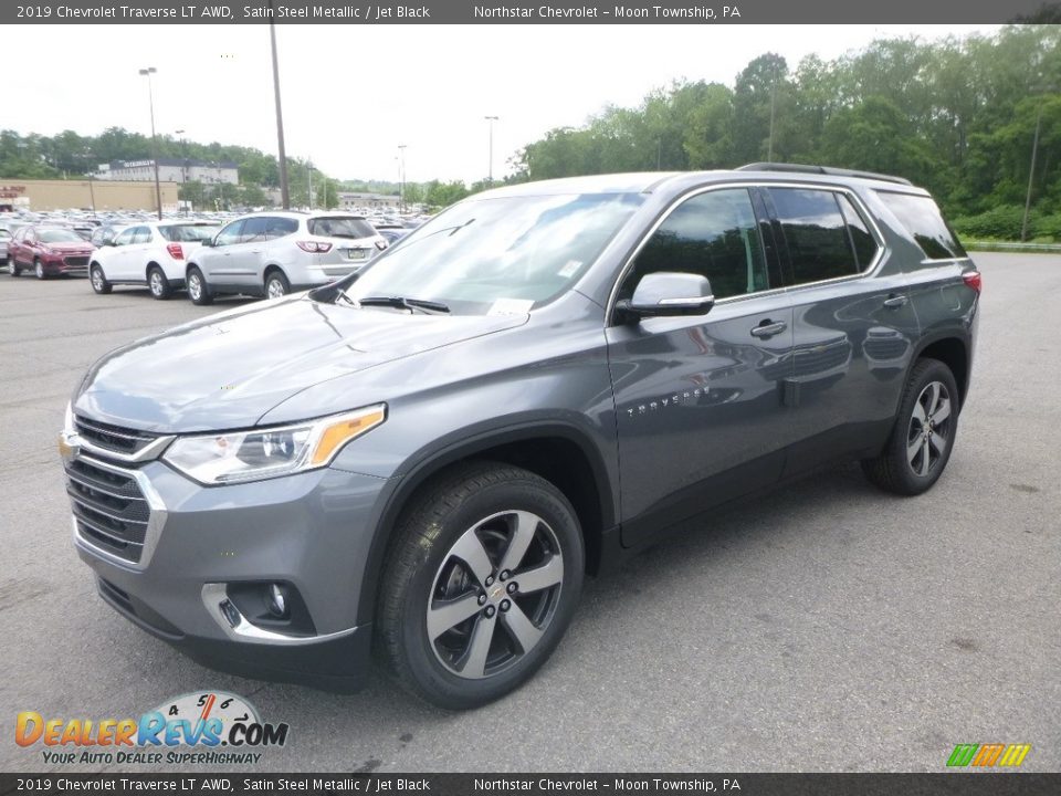 2019 Chevrolet Traverse LT AWD Satin Steel Metallic / Jet Black Photo #1