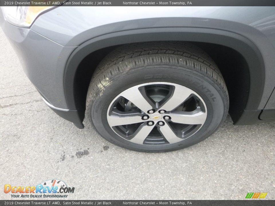 2019 Chevrolet Traverse LT AWD Satin Steel Metallic / Jet Black Photo #2