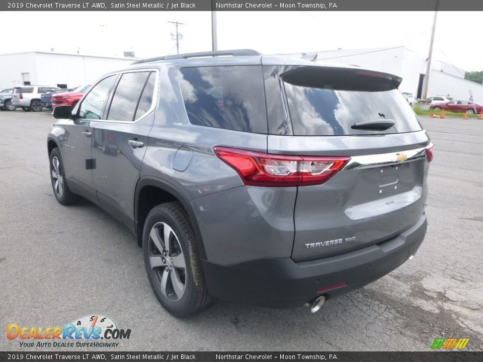 2019 Chevrolet Traverse LT AWD Satin Steel Metallic / Jet Black Photo #4