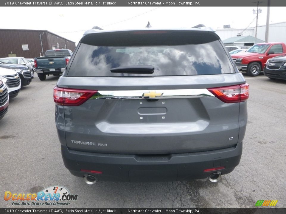 2019 Chevrolet Traverse LT AWD Satin Steel Metallic / Jet Black Photo #5