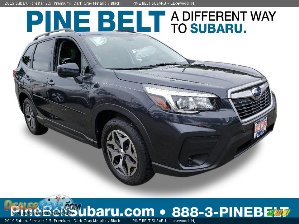 2019 Subaru Forester 2.5i Premium Dark Gray Metallic / Black Photo #1