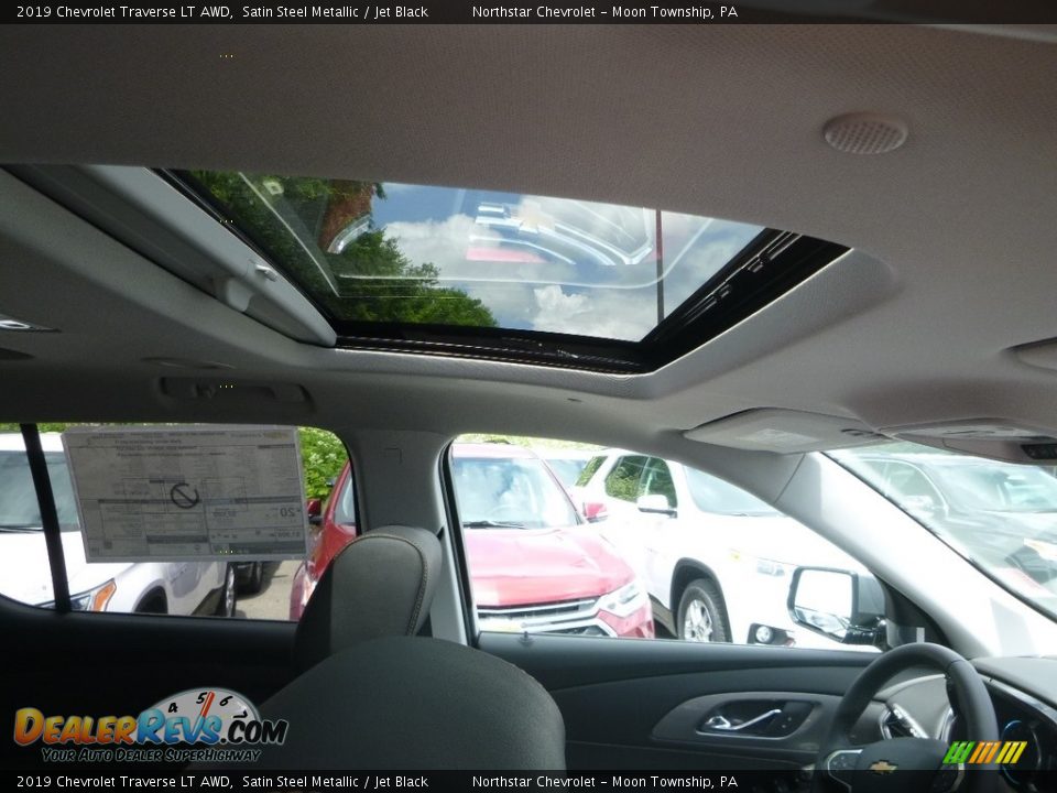 2019 Chevrolet Traverse LT AWD Satin Steel Metallic / Jet Black Photo #12