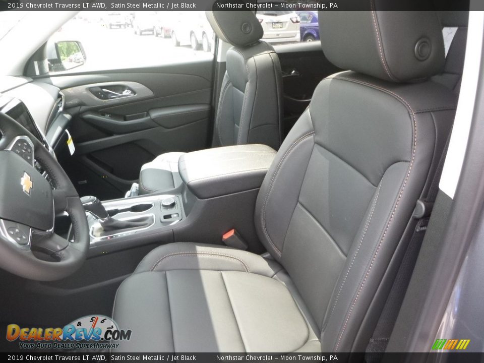 2019 Chevrolet Traverse LT AWD Satin Steel Metallic / Jet Black Photo #16