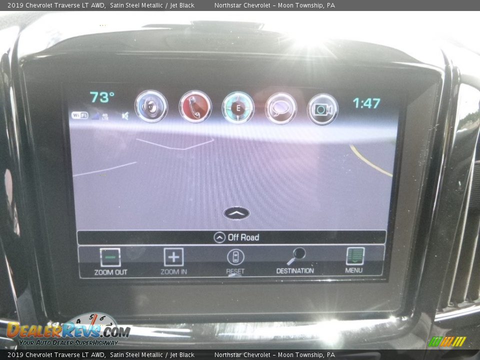 2019 Chevrolet Traverse LT AWD Satin Steel Metallic / Jet Black Photo #19
