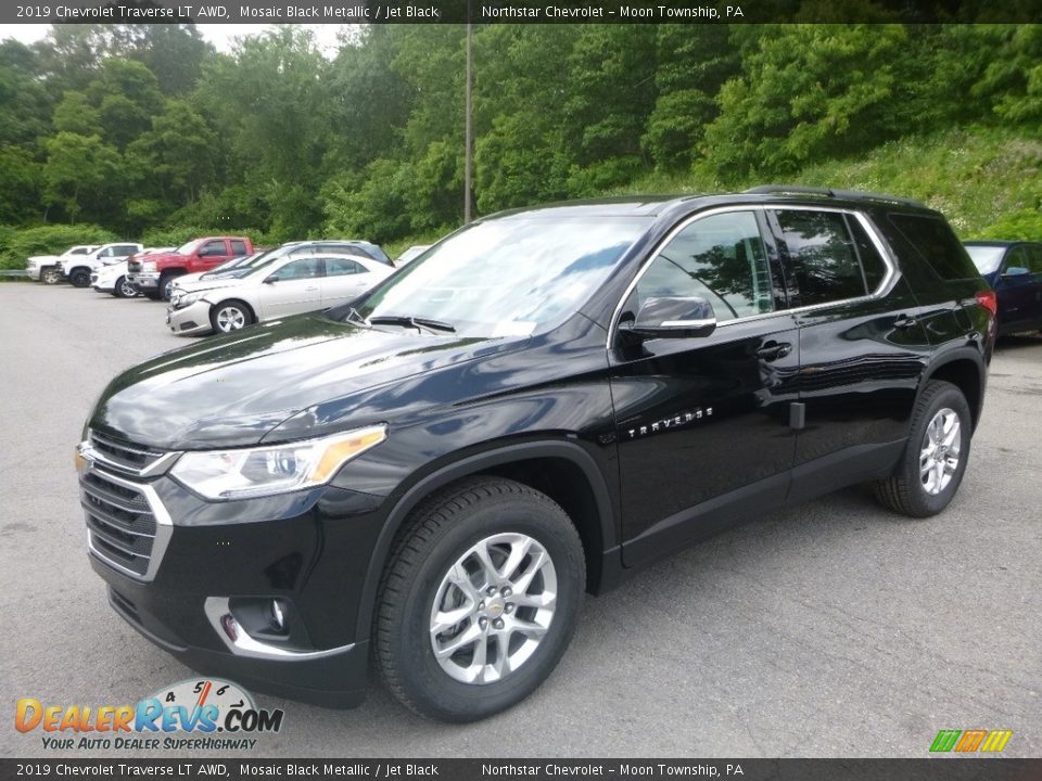 2019 Chevrolet Traverse LT AWD Mosaic Black Metallic / Jet Black Photo #1