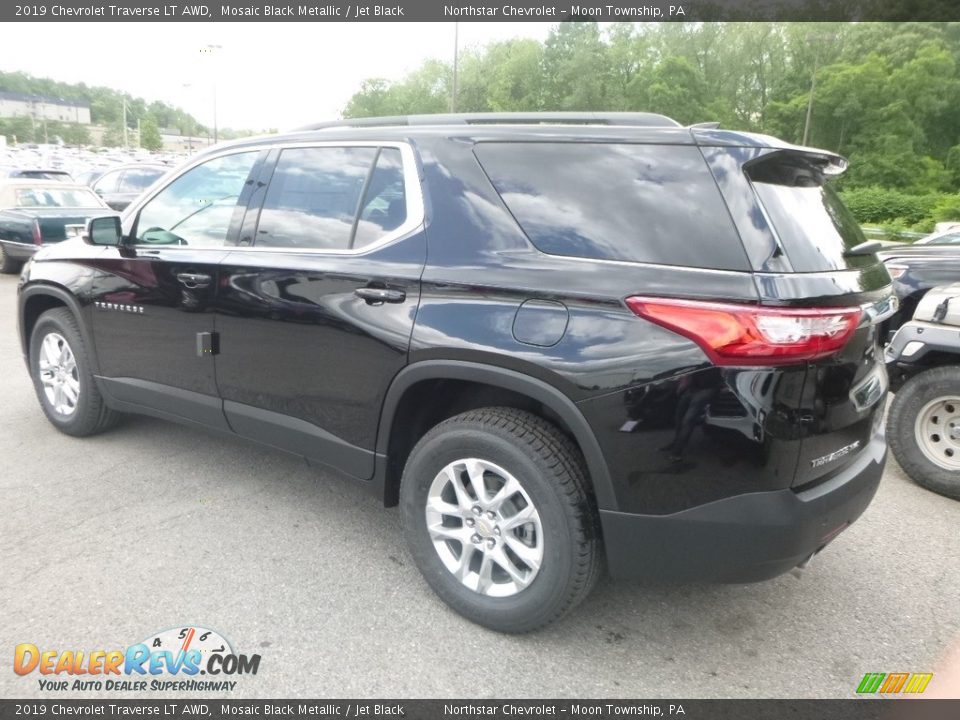 2019 Chevrolet Traverse LT AWD Mosaic Black Metallic / Jet Black Photo #3