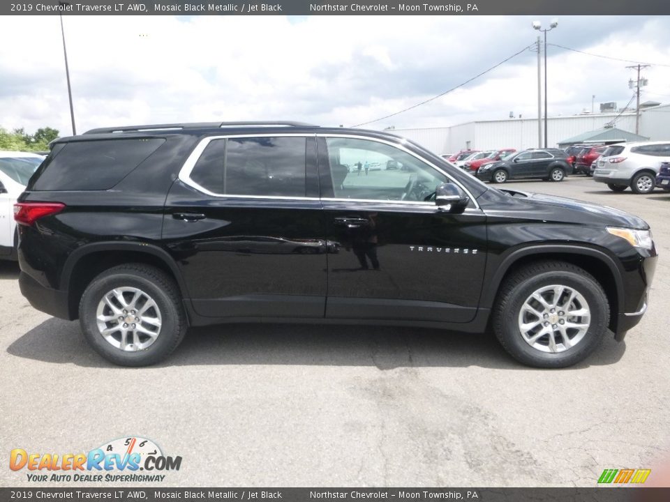 2019 Chevrolet Traverse LT AWD Mosaic Black Metallic / Jet Black Photo #6
