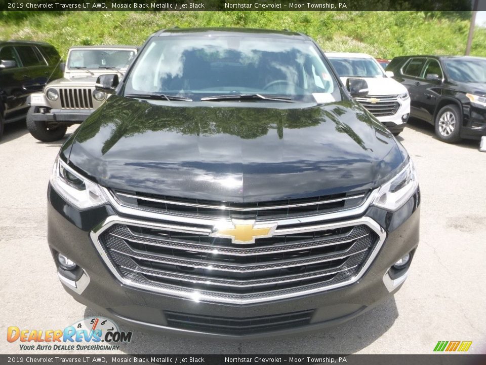 2019 Chevrolet Traverse LT AWD Mosaic Black Metallic / Jet Black Photo #8