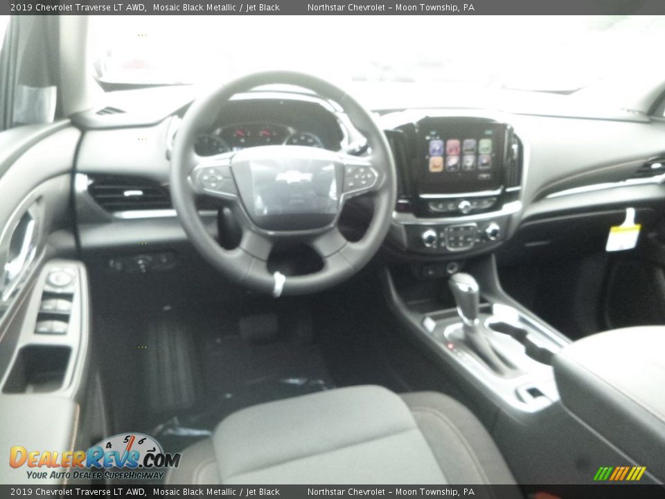 2019 Chevrolet Traverse LT AWD Mosaic Black Metallic / Jet Black Photo #14