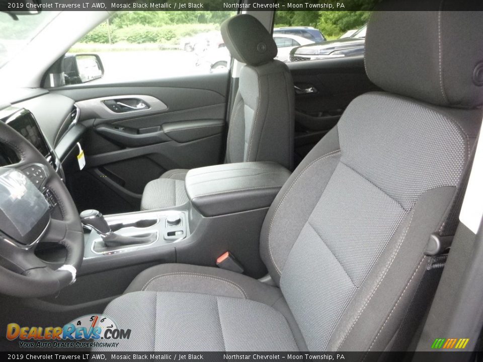 2019 Chevrolet Traverse LT AWD Mosaic Black Metallic / Jet Black Photo #15