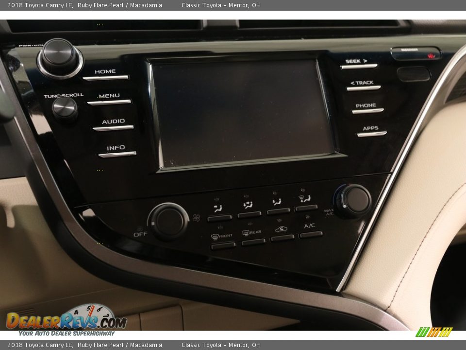 2018 Toyota Camry LE Ruby Flare Pearl / Macadamia Photo #12
