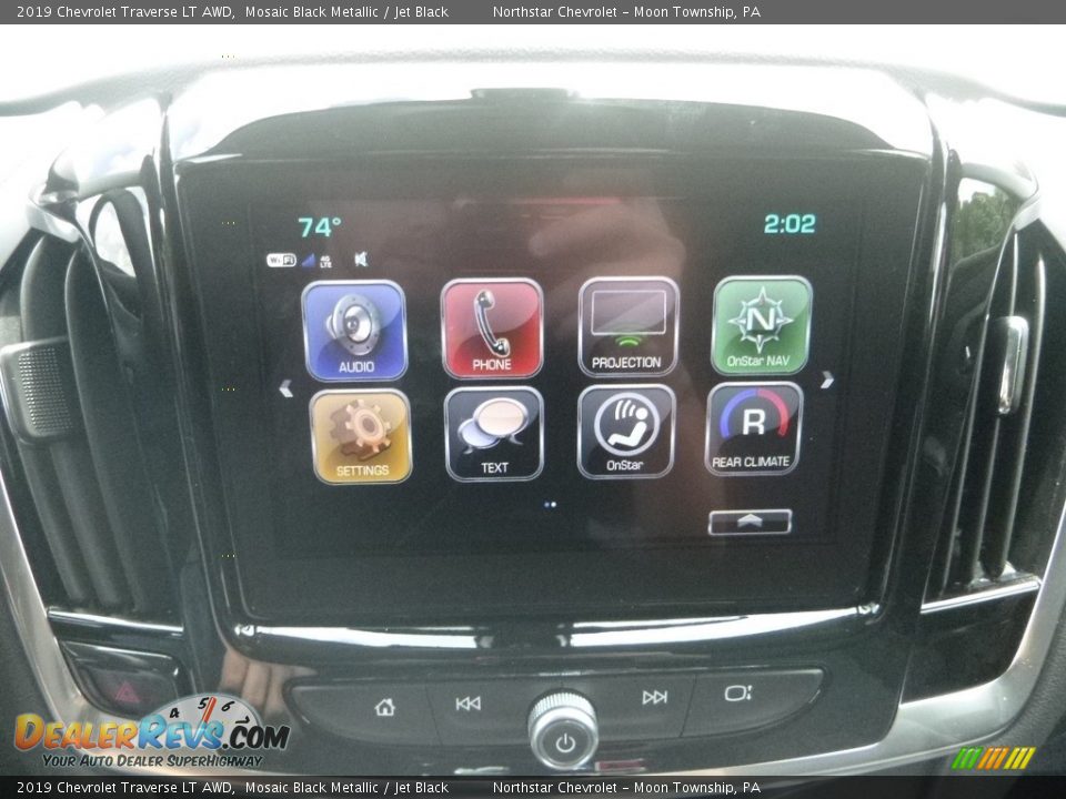 2019 Chevrolet Traverse LT AWD Mosaic Black Metallic / Jet Black Photo #18