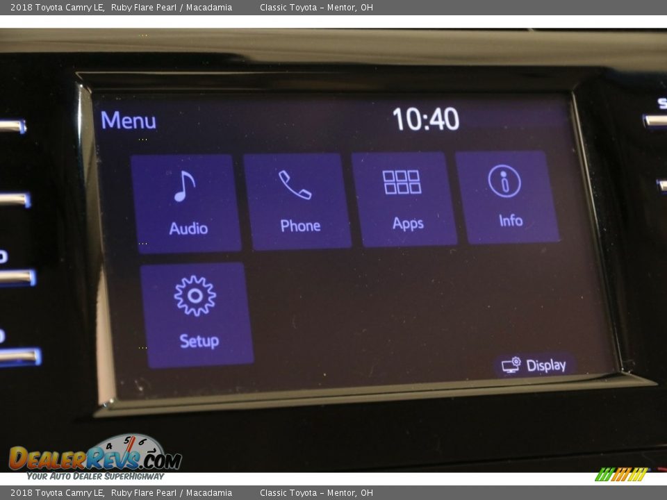2018 Toyota Camry LE Ruby Flare Pearl / Macadamia Photo #15